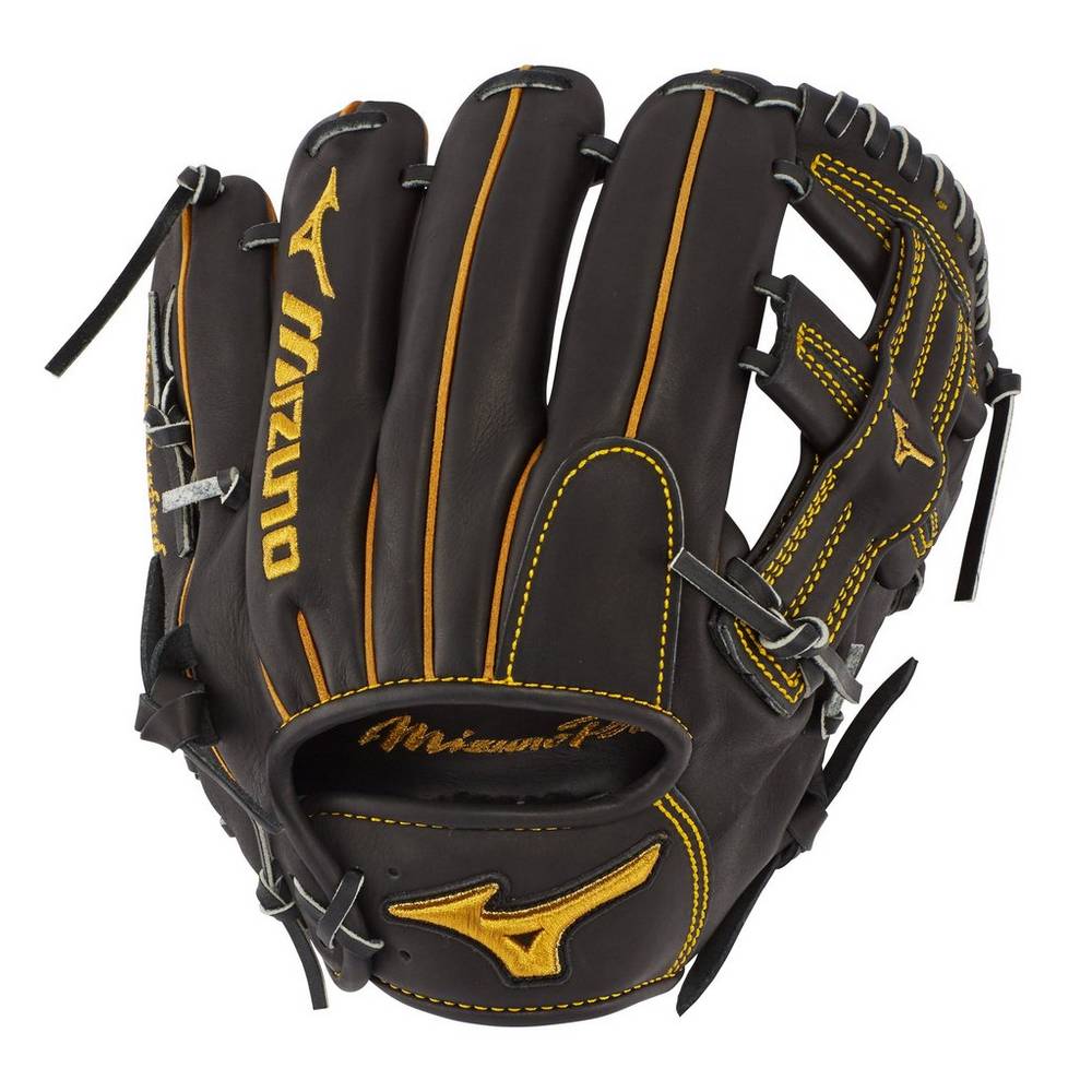 Mizuno Pro Infield 11.5" - Regular Pocket Női Kesztyű Fekete ZTE150369